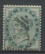 INDE ANGLAISE (GB) - VICTORIA - N° Yt 33 Obli. - 1858-79 Kronenkolonie