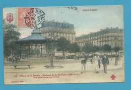 CPA TOUT PARIS 136 - Place De La Nation - Kiosque De La Musique (XIIème) Ed. FLEURY - Arrondissement: 12