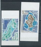 Wallis Et Futuna Non Dentelés  PA N° 80 Et 81 Iles Futuna Alofi Uvea** - Imperforates, Proofs & Errors