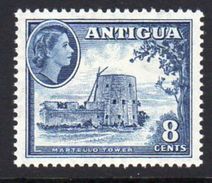 Antigua QEII 1953-62 8c Martello Tower Definitive, MNH, SG 127 - 1858-1960 Colonie Britannique