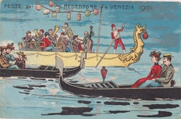 VENEZIA  - FESTA DEL REDENTORE - CARTOLINA VIAGGIATA NEL 1901 - - Venezia (Venice)