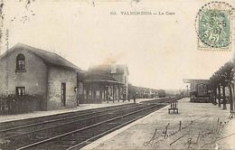 - Depts Div.-ref-RR760- Val D Oise - Valmondois - La Gare - Gares - Quai - Ligne De Chemin De Fer - Carte Bon Etat - - Valmondois