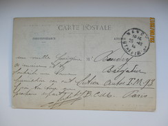 1915 FRANCE NANCY  MILITARY FIELDPOST GERBEVILLER LA CHAPELLE DU CHATEAU ET MAISONS EN RUINES , OLD POSTCARD , K0 - Otros & Sin Clasificación