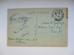 FRANCE1915 WW I MILITARY FIELDPOST HOPITAL CHARTRES , LE PORCHE DE LA RUE SAINT YVES  , OLD POSTCARD , K0 - Sonstige & Ohne Zuordnung