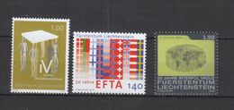 Liechtenstein **   1560-1562 Invalidenversicherung Postpreis CHF 4,30 - Unused Stamps