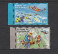 Liechtenstein **   1545-1546 Bevölkerungsschutz Postpreis CHF 2,15 - Unused Stamps