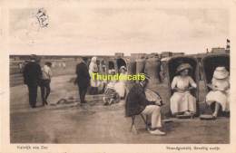 CPA  KATWIJK AAN ZEE  STRANDGEZICHT GEZELLIG UURTJE - Katwijk (aan Zee)