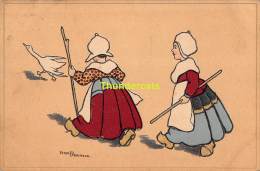 CPA  ILLUSTRATEUR ETHEL PARKINSON ENFANTS ARTIST SIGNED PARKINSON DUTCH COSTUME CHILDREN B DONDORF 127 - Parkinson, Ethel