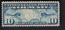 234998970 1926 SCOTT C7 (XX)  POSTFRIS MINT NEVER HINGED - MAP OF US AND TWO MAIL PLAINES - 1b. 1918-1940 Nuovi