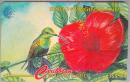 BVI Phonecard US$5 Hummingbird 25CBVA  English Rev - Isole Vergini