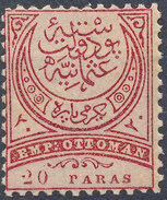 Stamp Turkey 1884  20pa  Mint Lot#39 - Ungebraucht