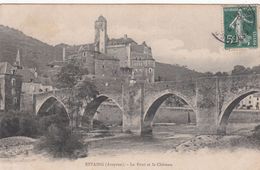 Cp , 12 , ESTAING , Le Pont Et Le Château - Otros Municipios