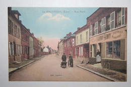27 : Le Vaudreuil - Rue Pavé  (  Rare -  Animation  , Epicerie Lamboy - Leroy  ) - Le Vaudreuil
