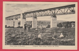 Moresnet - Grand Viaduc ... Personnages, Militaires... Enfants ( Voir Verso ) - Plombières