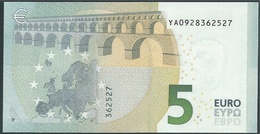 € 5 GREECE  Y001 C5  DRAGHI  UNC - 5 Euro