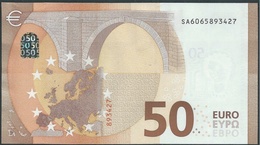 50 EURO ITALIA  SA  S006  Ch "06" - DRAGHI   UNC - 50 Euro