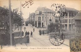 42-ROANNE- PASSAGE A NIVEAU ET ENTREE DU FAUBOURG MULSANT - Roanne