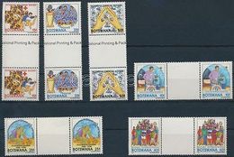 Botswana Stamp Welfare Organization Set In Sheetcentered Pairs MNH 1993 WS194972 - Botswana (1966-...)