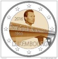 Pièce  Commémorative  2 Euro 2016  UNC  Luxembourg   " Pont Duchesse Charlotte " - Luxembourg