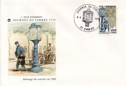 1978 - Evreux - Oblitération Temporaire "JOURNEE DU TIMBRE" - Tp Relevage Du Courrier En 1900 N° 2004 - Bolli Provvisori
