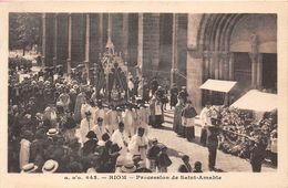 63-RIOM- PROCESSION DE SAINT-AMABLE - Riom