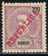 Congo, 1911, # 74, MH - Congo Portoghese