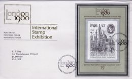 GB First Day Cover To Celebrate London 1980 International Stamp Exhibition. - 1971-1980 Decimal Issues