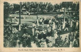 Jamaique : Kingston - Myrtle Bank Hotel Gardens - Jamaica