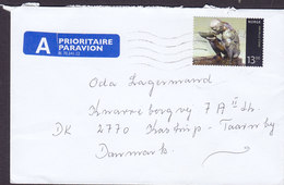Norway A PRIORITAIRE Par Avion Label 2010 Cover Brief KASTRUP TAARNBY Denmark Per Palle Storm Sculpture Stamp - Lettres & Documents