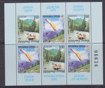 Europa Cept 2004 Bosnia/Herzegovina Serbia Booklet Pane ** Mnh (36716C) - 2004