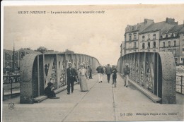 CPA 44 SAINT NAZAIRE Le Pont Roulant De La Nouvelle Entrée Animé, éditions Dugas - Saint Nazaire