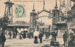 CPA 49 ANGERS Exposition D'Angers 1906 Entrée Principale De L'exposition - Angers