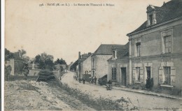 CPA 49 FAYE D'ANJOU La Route De Thouarcé à Brissac éditions Collet - Thouarce