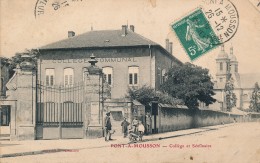 CPA 54 PONT A MOUSSON Collège Et Séminaire Animée - Pont A Mousson