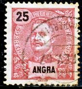 !										■■■■■ds■■ Angra 1898 AF#28ø King Carlos Mouchon New Colors 25 Réis (x8794) - Angra