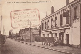 ARPAJON - Avenue Maurice Berteaux - Café Bal De La Mairie ( Avec Tampon Maison Charbonnier  ) - Arpajon