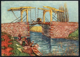 A6490 - Alte Künstlerkarte - Vincent Van Gogh - Ausschnitt Aus Der Landschaft Mit Brücke - Woldemar Klein - Van Gogh, Vincent