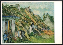 A6493 - Alte Künstlerkarte - Vincent Van Gogh - Strohdächer In Chaponville - Ackermann - Van Gogh, Vincent