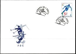 Czech Rep. Winter Paralympics Salt Lake City FDC  / 2002 - FDC