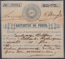 ABO-84 CUBA SPAIN ESPAÑA REVENUE. 1898. SELLO COLEGIO DE ABOGADOS MATANZAS. LAWYER NOTARIOS NOTARIES. - Portomarken