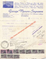 Garage Mesure-Seynaeve - Emelghem - 1950 - Facture - Automobilismo