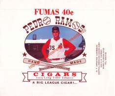 Pedro Ramos - Cigars - Imported Caribbean Central American Cigars Corp - Box Label 24x20cm - Etiketten