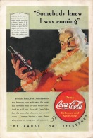 Coca-Cola 1940 Annonce-advert-advertentie - Papier Légère Cartonné 25 X 17 Cm - Poster & Plakate