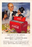 Coca-Cola 1950 Annonce-advert-advertentie - Papier Légère Cartonné 25 X 17 Cm - Affiches Publicitaires