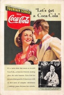 Coca-Cola 1939 Annonce-advert-advertentie - Papier Légère Cartonné 25 X 17 Cm - Poster & Plakate