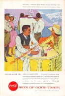 Coca-Cola 1957 Annonce-advert-advertentie - Papier Légère Cartonné 25 X 17 Cm - Reclame-affiches