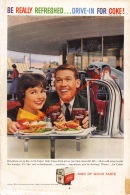 Coca-Cola 1959 Annonce-advert-advertentie - Papier Légère Cartonné 25 X 17 Cm - Reclame-affiches