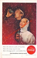 Coca-Cola 1956 Annonce-advert-advertentie - Papier Légère Cartonné 25 X 17 Cm - Affiches Publicitaires