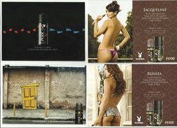 32 Brazilian Advertising Perfume Postcards - Publicité