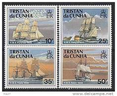 TRISTAN DA CUNHA - 1990 Bateaux, Anciens Voiliers De La Royal Navy -  Neufs *** // Mnh // CV €12.50 - Tristan Da Cunha